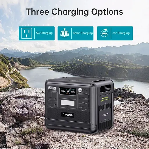 Зарядная станция Choetech BS008 2400W (105376) - фото 6