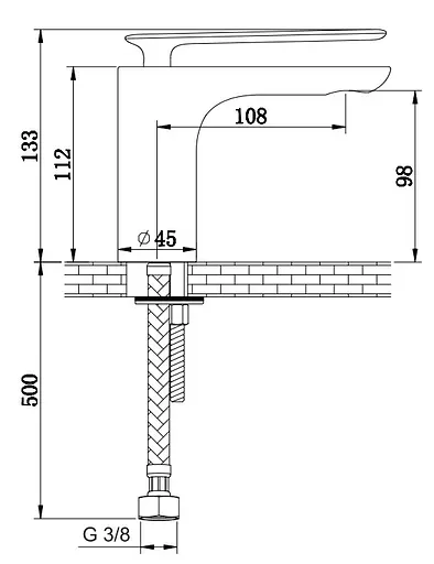 Смеситель для умывальника Kohlman Experience chrome низкий QB100E Хром - фото 4