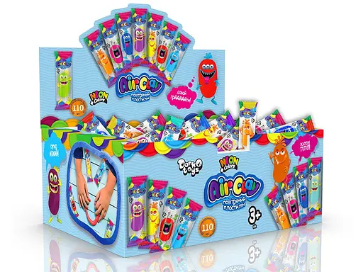 Брикет воздушного пластилина "Air Clay" ARCL-02-01U Dankotoys Фиолетовый - фото 2