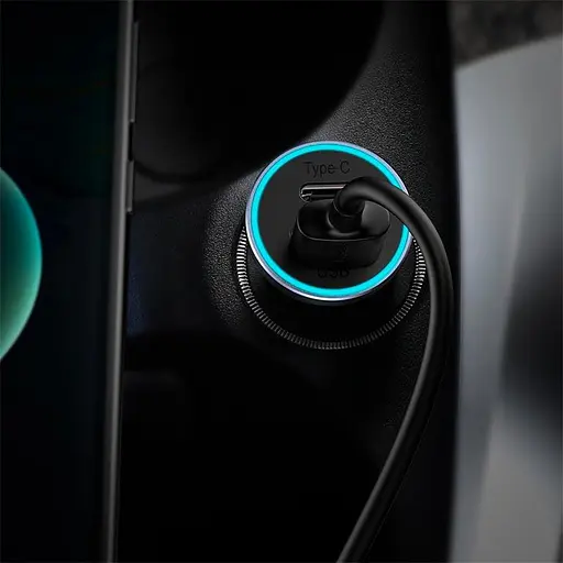 Автомобильный адаптер - зарядный на 2 выхода Baseus Golden Contactor - фото 6