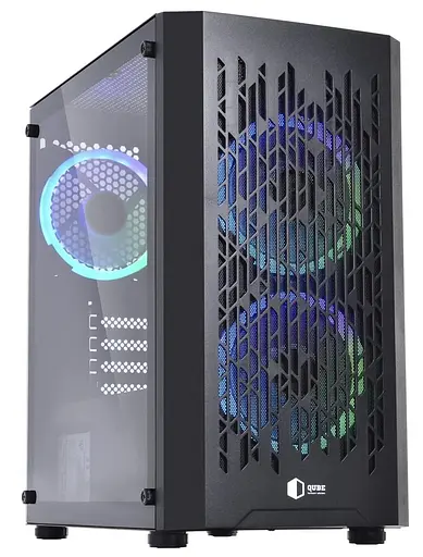 Корпус QUBE BLOCK Black (BLOCK_F5MU3) Без БП - фото 1