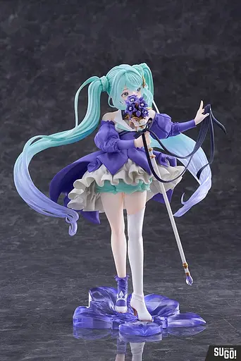 Коллекционная фигурка TAITO Вокалоид Хацунэ Мику Vocaloid Hatsune Miku Birthday 2024 Flower ver. 21 см T V - фото 4