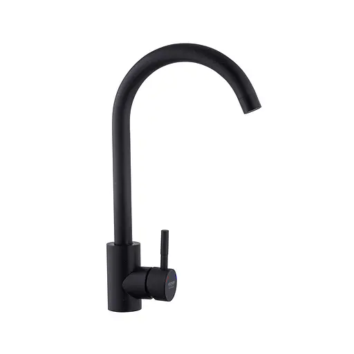 Смеситель для кухни Kroner KRP Edelstahl Klassisch - SCH035 CV023003 Черный матовый - фото 1