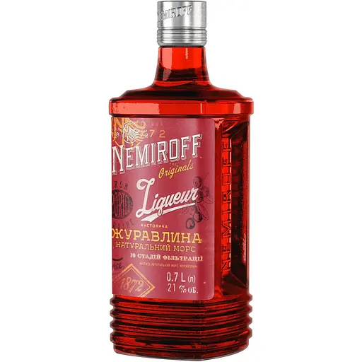 Настоянка Nemiroff Originals Журавлина 21% 0.7 л - фото 2