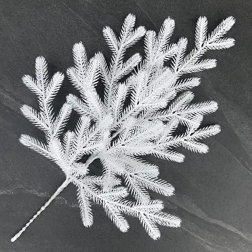 Ветви хвойные искусственные Hvoya Traditional белые 60 см 3 шт. - фото 3