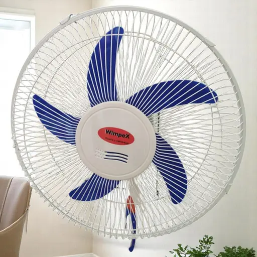 Вентилятор для підлоги Wimpex WX-1612 Біло-синій - фото 3