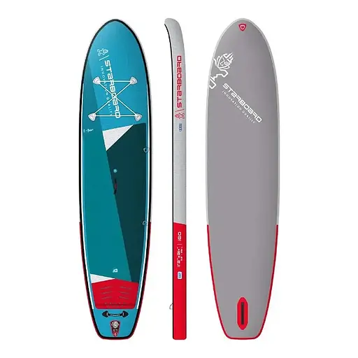 Sup-дошка StarBoard Inflatable Sup 11'2 X 31+ X 5.5 iGo Zen Roll SC Сірий/Синій (1053-2011230601001) - фото 3