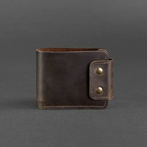 Мужской кожаный портмоне Zeus 9.0 темно-коричневый - фото 5