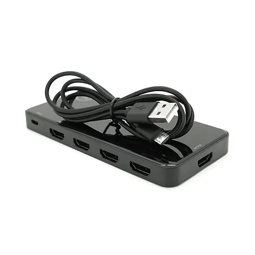 HDMI свеч Veggieg V-HD05 4kx2k, 5x1 портов, с USB-кабелем и пультом дистанционного управления, Black, Blister - фото 5