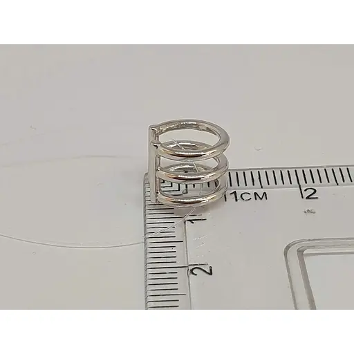 Срібна сережка-кафф на хелікс Dear. 3576С - фото 4