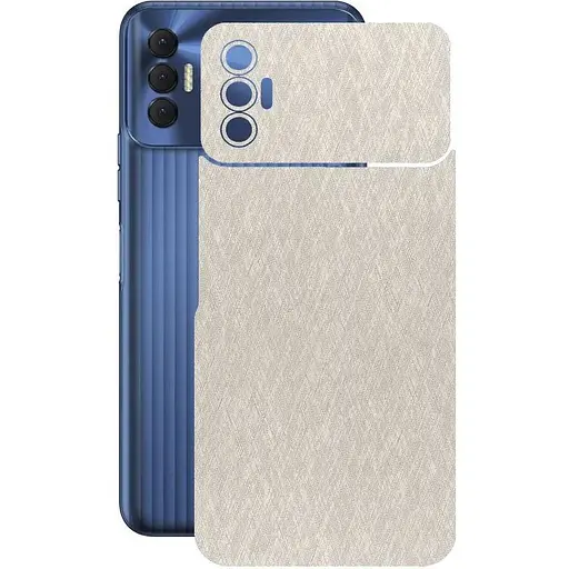 Защитная пленка StatusSKIN для Tecno Spark 8p KG7n Корпус Винил Титан - фото 1