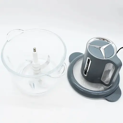 Багатофункціональний блендер подрібнювач Sokany SK-06034 чаша 3л, 800Вт Сірий - фото 2