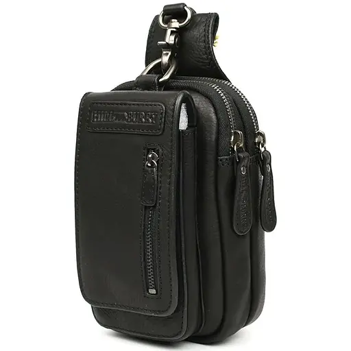 Кожаная сумка чехол Hill&Burry через плечо 23х14х7.5 см sum0028201 - фото 1