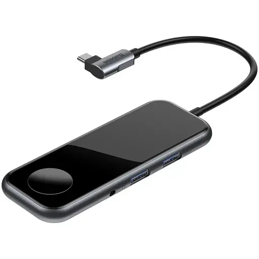 Конвертер хаб Type-C Baseus Superlative Multifunctional Hub CAHub-AZ0G - фото 1