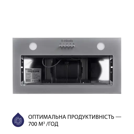 Вытяжка полновстраиваемая Minola HBI 5262 GR GLASS 700 LED - фото 5
