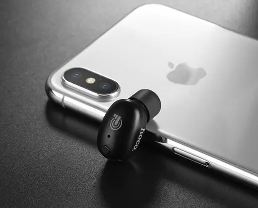 Бездротова Bluetooth-гарнітура Hoco E24 Black - фото 10