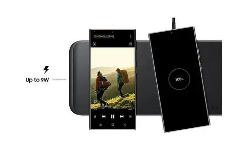 Бездротовий зарядний пристрій Samsung EP-P6300 3 in 1 чорний (EP-P6300TBEGEEU) - фото 9