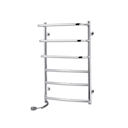 Полотенцесушитель электрический Kroner Каскад дуга ДKДEL 800x500/6 EL CV026144, Хром, Левое - фото 1