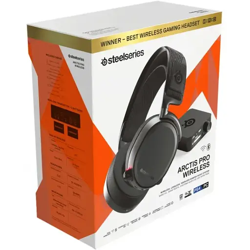 Ігрова гарнітура SteelSeries Arctis Pro Wireless Black PC/PS/SW/MAC/MOB - фото 7