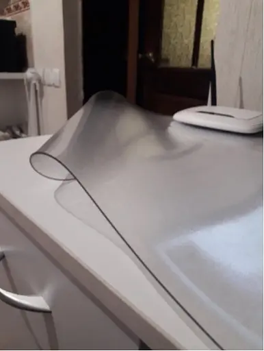 Силіконова скатертину М'яке скло Soft Glass Покриття для меблів 2.3х1.0м (товщина 1.0 мм) Матова - фото 3