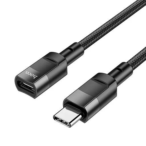 Подовжувач USB-C тато мама 120 см - Hoco U107 Type-C -to-Type-C Extension Cable