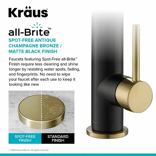 Змішувач для кухні Kraus Artec Pro KPF-1603SFACBMB Чорний матовий - фото 6