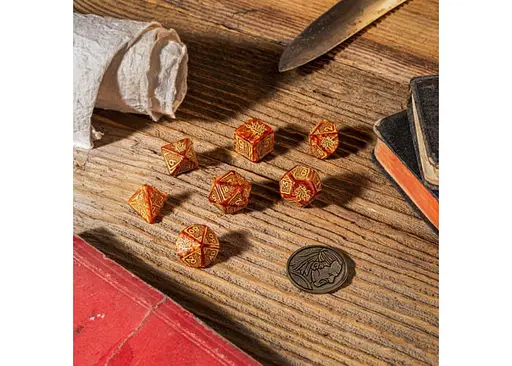 Набір кубиків The Witcher Dice Set. Vesemir - The Wise Witcher , 7 шт. (SWVE4Y) - фото 3