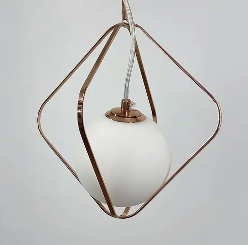 Мініатюрні підвісні світильники в корпусі кольору рожеве золото | Арт. AA 407 | Line F - фото 4