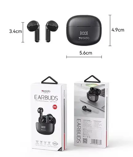 Беспроводные Bluetooth наушники Yesido TWS19 белый - фото 3