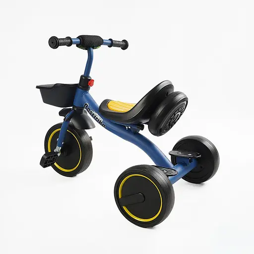 Детский трехколесный велосипед Best Trike BS-45602 со светом и музыкой синий - фото 2