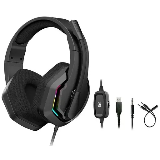 Гарнітура ігрова Bloody G260p (Black) - фото 4