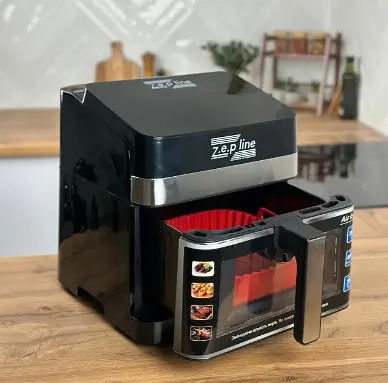 Аэрофритюрница-аэрогриль Zepline ZP-00343 объем 13 л, 12 режимов, смотровое окно, 4200 Вт - фото 3