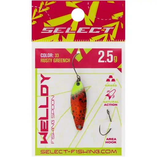 Блесна Select Welldy 2.5g 31mm #33 Rusty Greench - фото 2