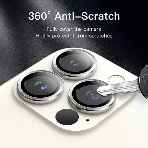 Защитное стекло Metal Classic на камеру в упак. для Apple iPhone 14 Pro 6.1/14 Pro Max 6.7 - фото 3