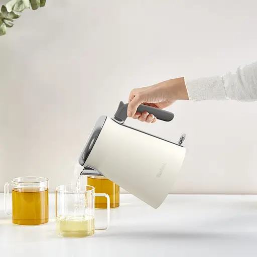 Tefal Електрочайник Collection 1.68л, Strix, нерж. сталь, бежевий - фото 5