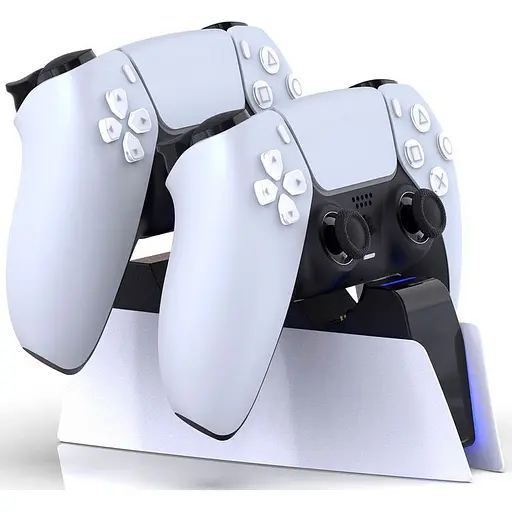 Зарядна станція Honcam Charging Station для DualSense Sony PS5 White (86897) - фото 4