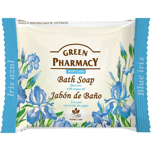 Мило Зелена Аптека Bath soap Blue Iris with argan oil, 100 г