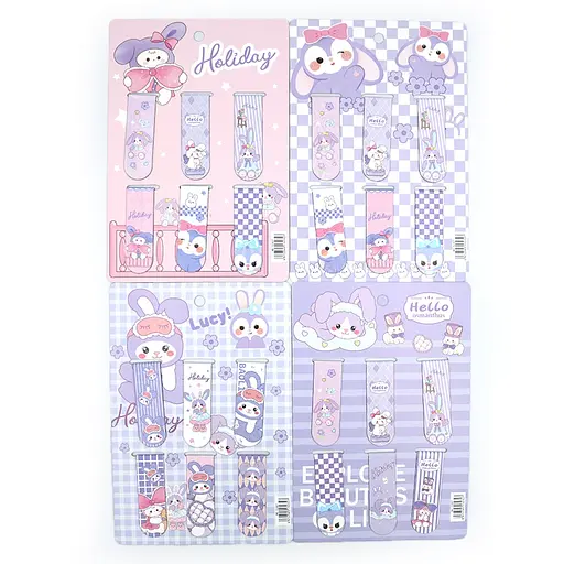 Закладка-магніт Sweet Animals 2429-1HX, 6 шт., 2 шт. в упаковці