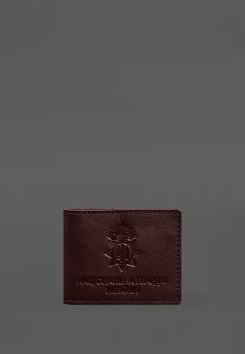 Кожаный переплет для служебного удостоверения Национальной гвардии Бордова - фото 2