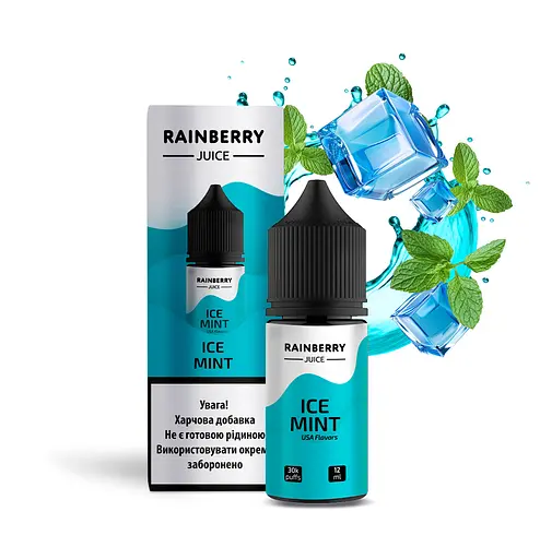 Набор компонентов для самозамеса солевой заправки Flavorlab Rainberry Juice 30 мл Ice Mint Мята, 0-50 мг (17677) - фото 2