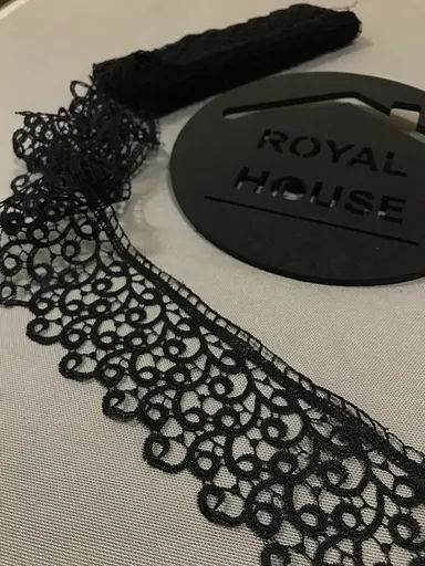 Мереживо Мізки чорне - фото 3