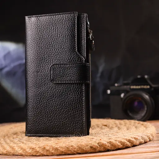 Кожаный женский кошелек Canpellini 10х18.7х2 см acs0025149 - фото 7