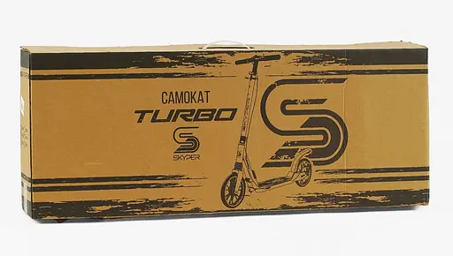 Самокат Skyper Turbo 80-105х46.5х13.6 см Черно-розовый 000283570 - фото 2