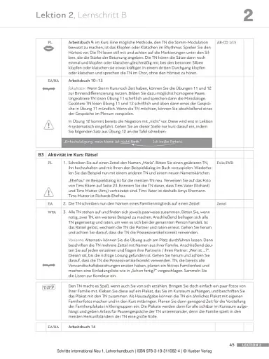 Schritte international Neu 1. Lehrerhandbuch - фото 9