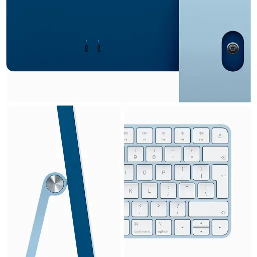 Моноблок Apple iMac 24" M3 10GPU 512GB Blue (MQRR3) 2023 [99103] - фото 5