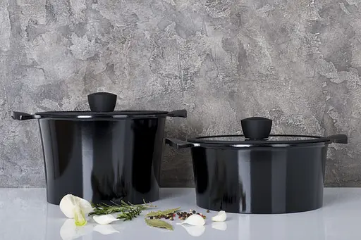 Кастрюля Ringel Zitrone Zitrone Black 2.5 л 20 см (RG-2108-20BL) - фото 6