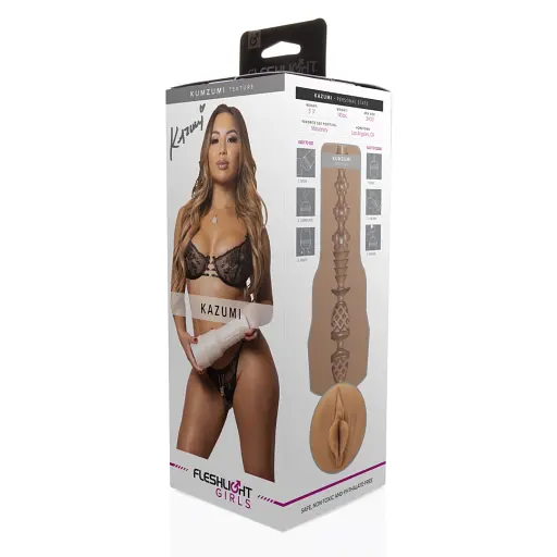 Реалістичний мастурбатор Fleshlight Kazumi Kumzumi тілесний - фото 6