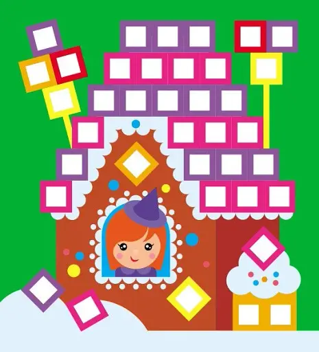 Мозаїка з наліпок. Квадратики. Для дітей від 4 років - фото 6