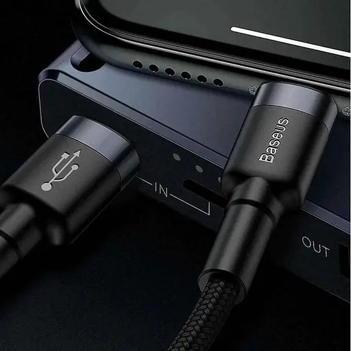 Кабель Baseus Cafule Cable Type-C to iP PD 20W 1m Gray+Black - фото 9