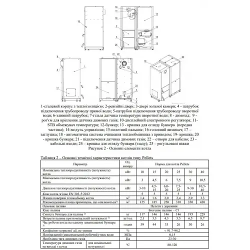 Твердотопливный котел Altep Pellets A 30 кВт - фото 6